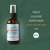 Clear Skin 3-in-1 - Acne Treatment, Cleanser, and Moisturizer - 2 oz
