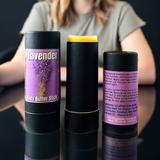 Lavender Body Butter Stick - 2 OZ Compostable Push-Up Tube
