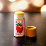 Strawberry Giant Lip Balm - 0.5 oz Compostable Tube