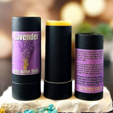 Lavender Body Butter Stick - 2 OZ Compostable Push-Up Tube